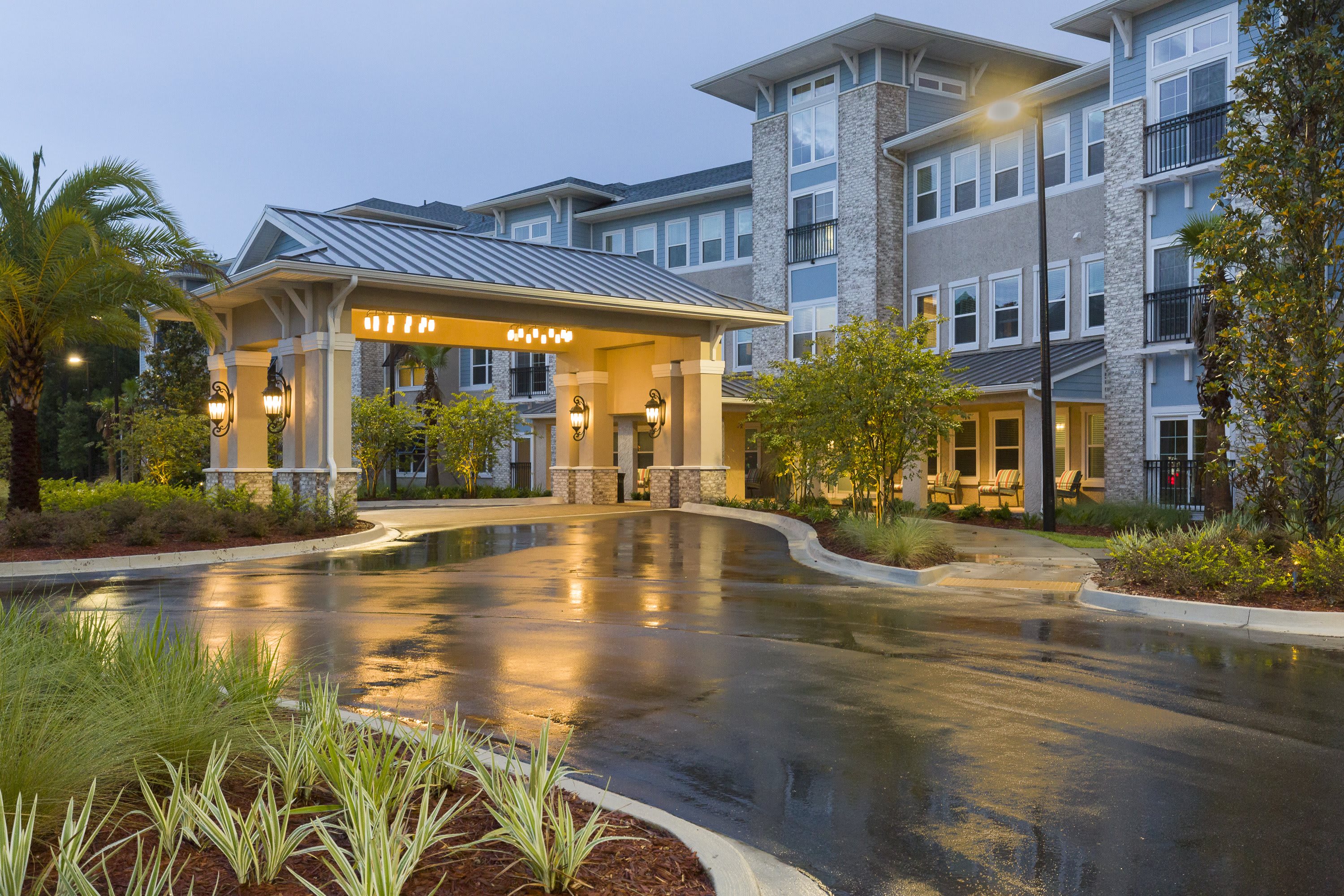 outdoor common area