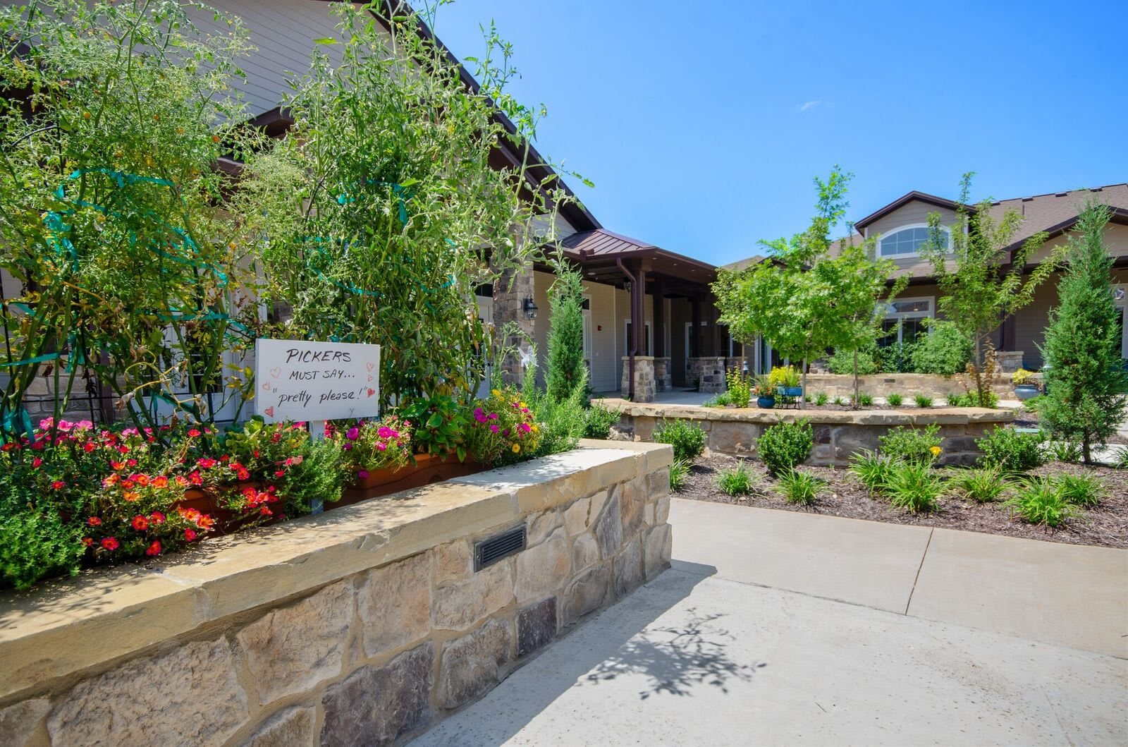outdoor common area