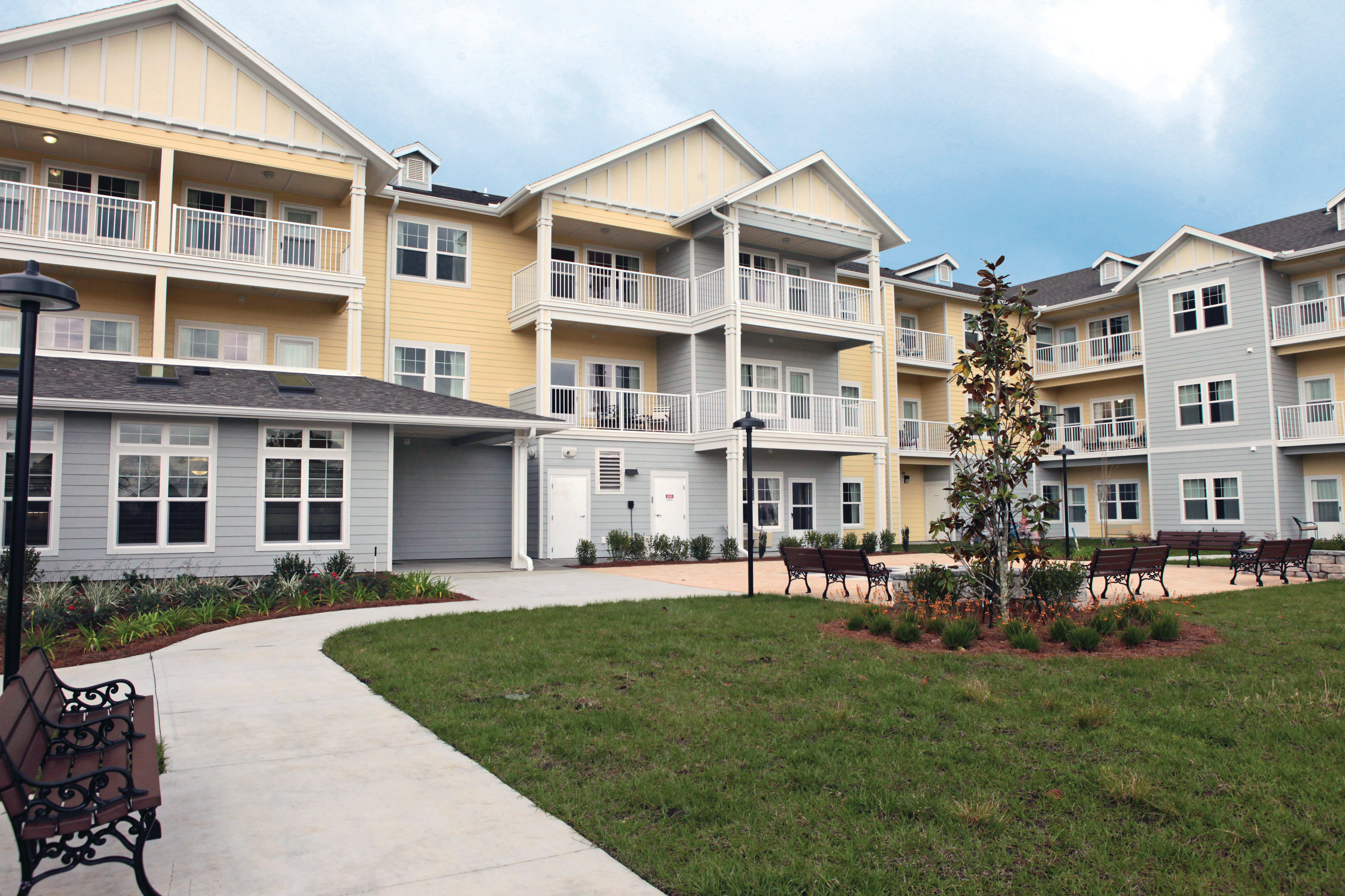 outdoor common area