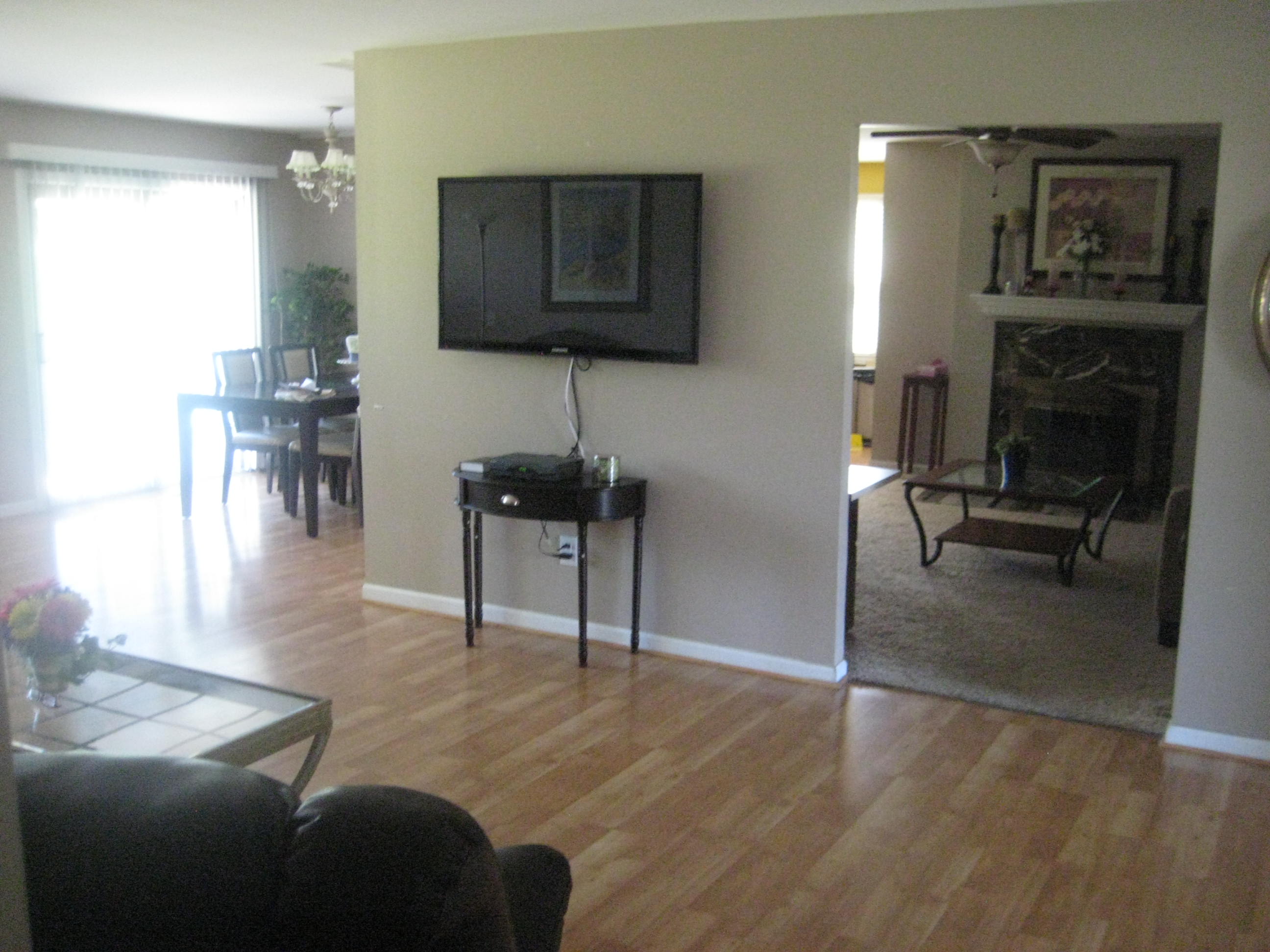 in unit seating area