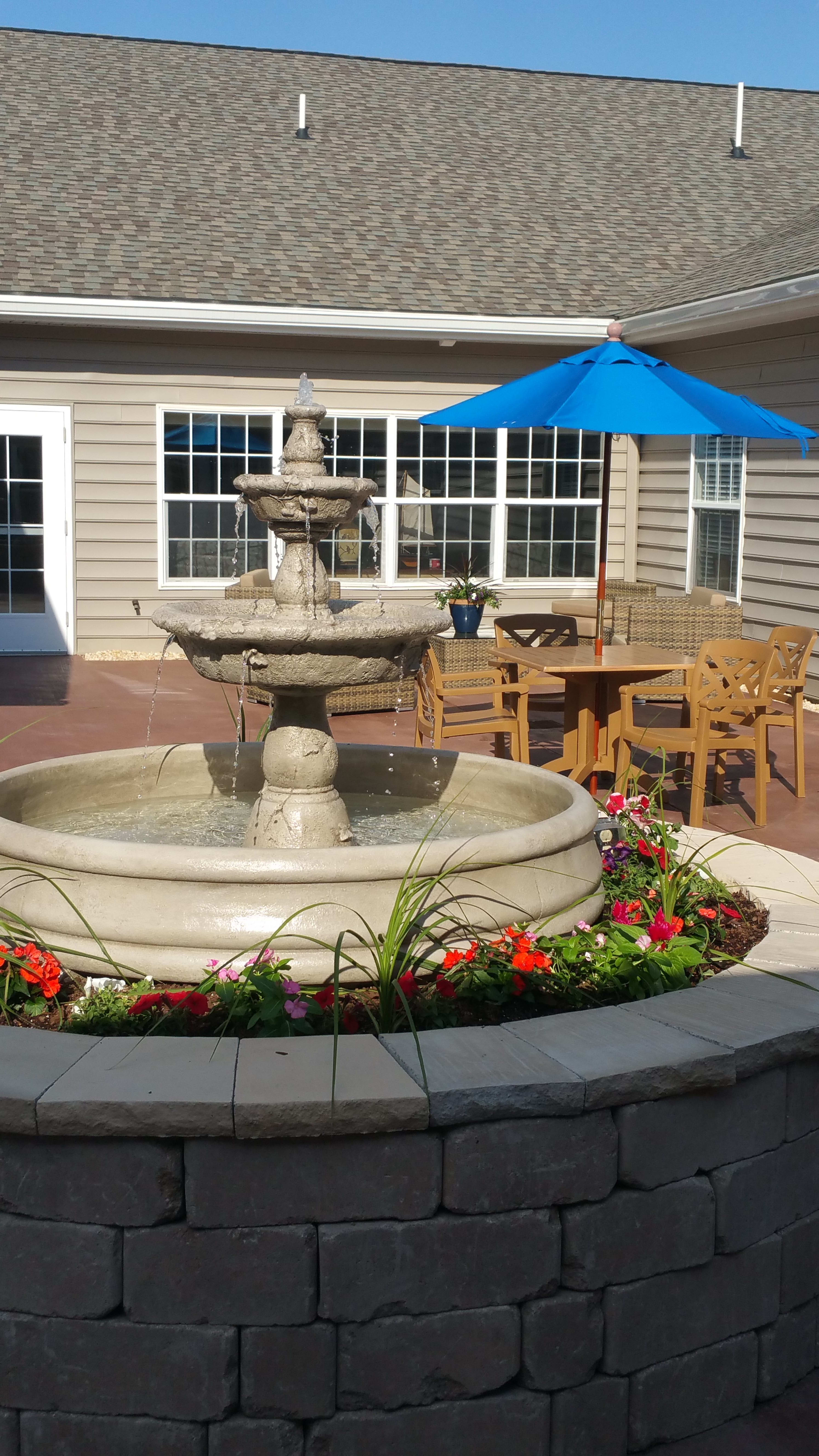 outdoor common area