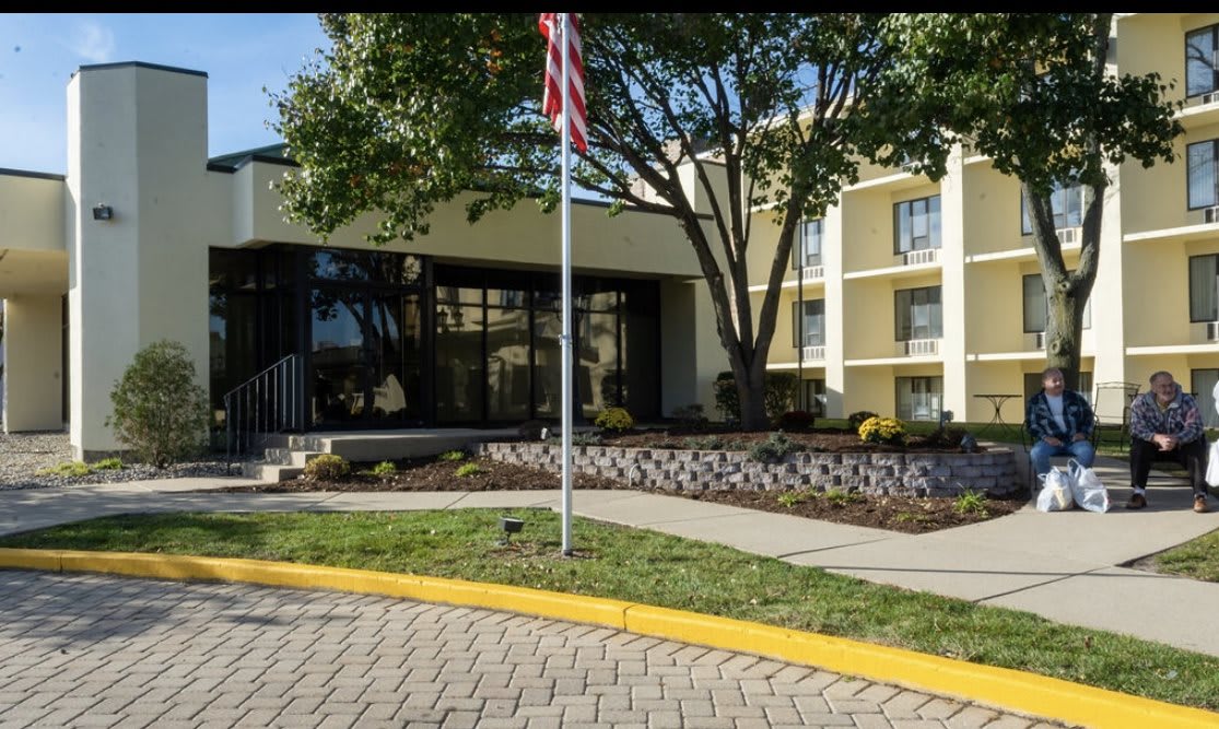 outdoor common area