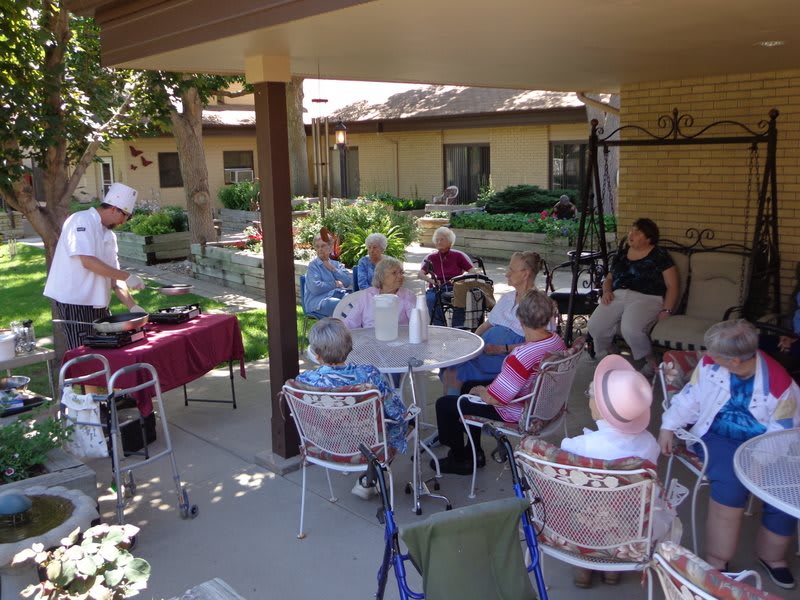 outdoor common area