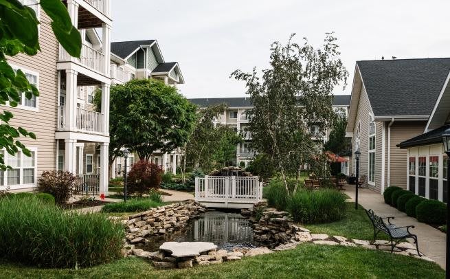 outdoor common area