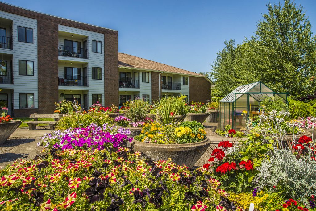 outdoor common area