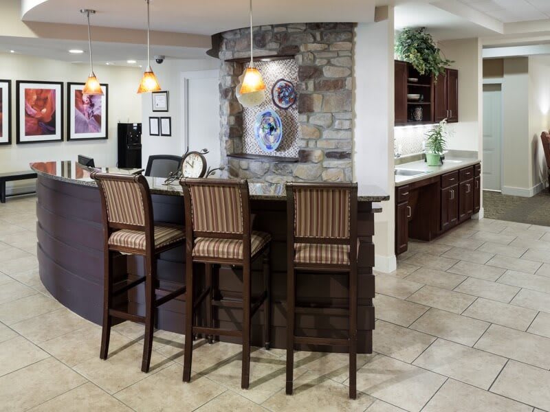 reception area