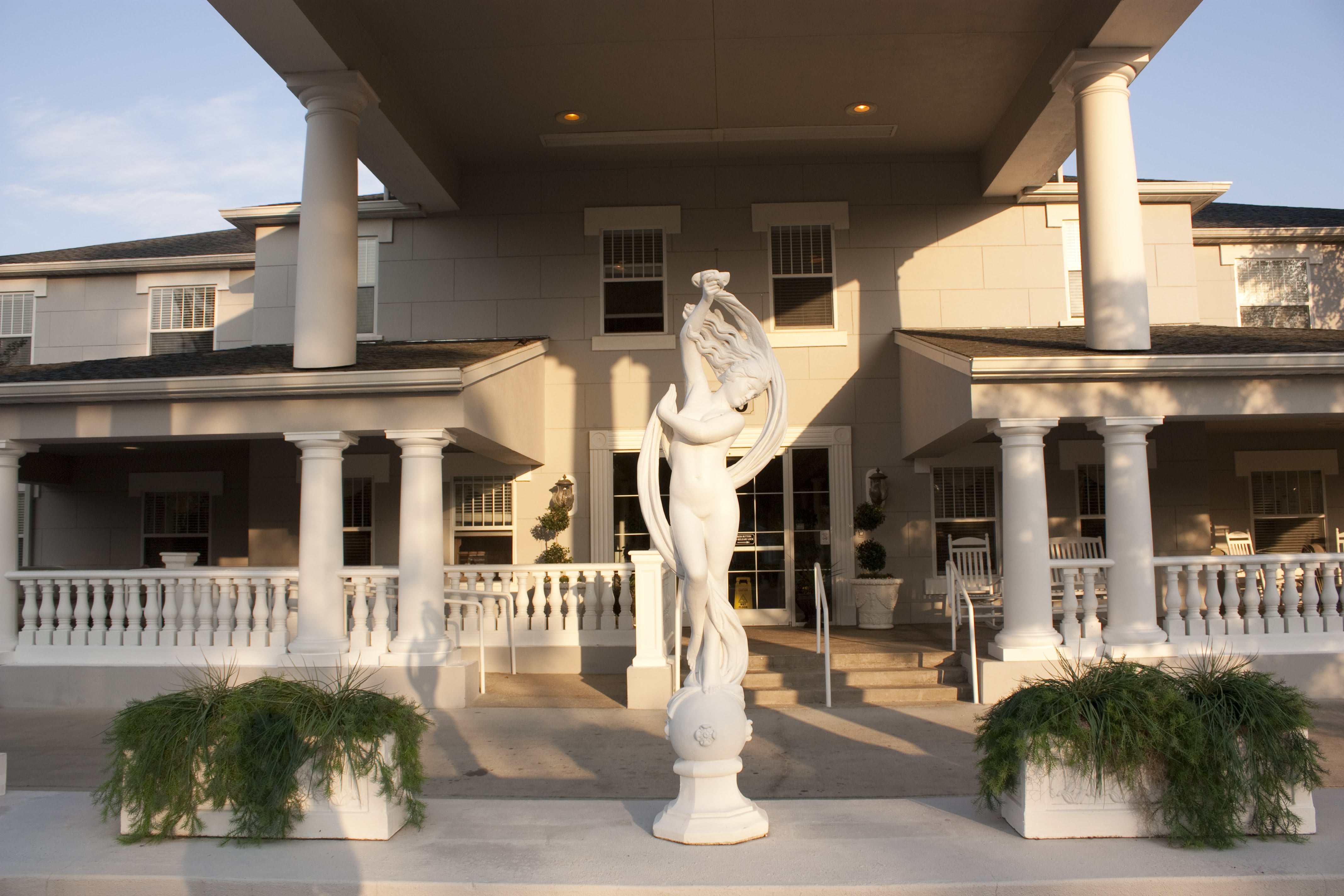 outdoor common area