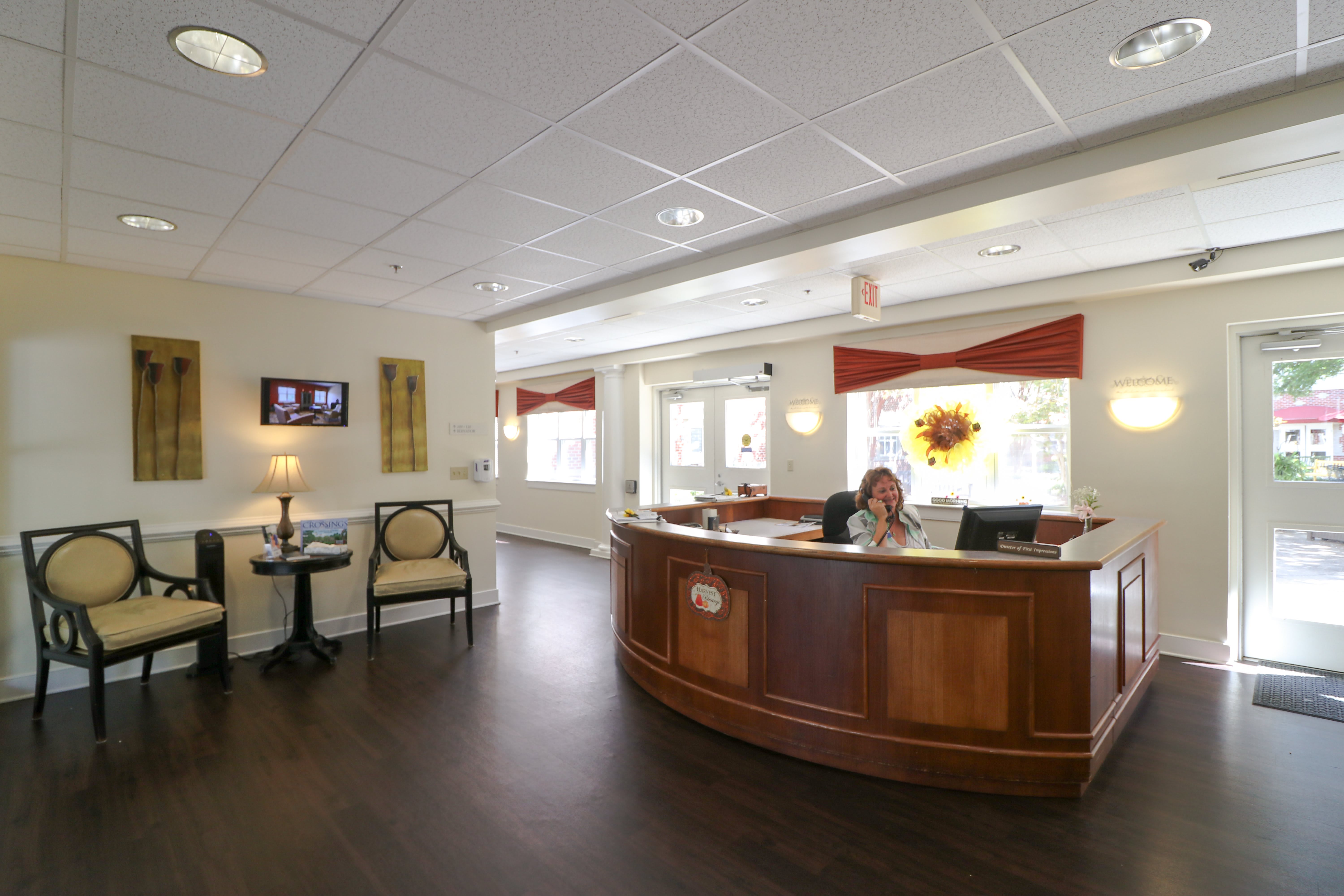 reception area