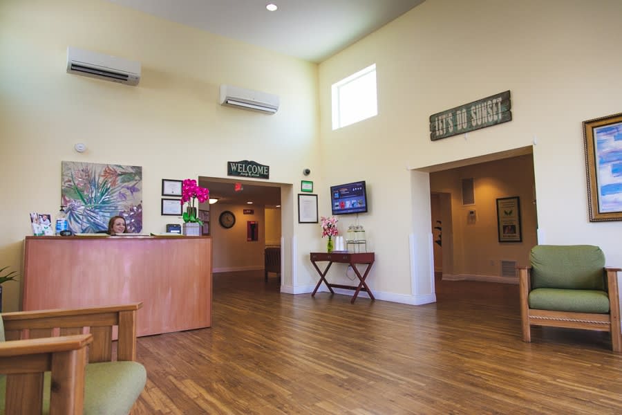 reception area