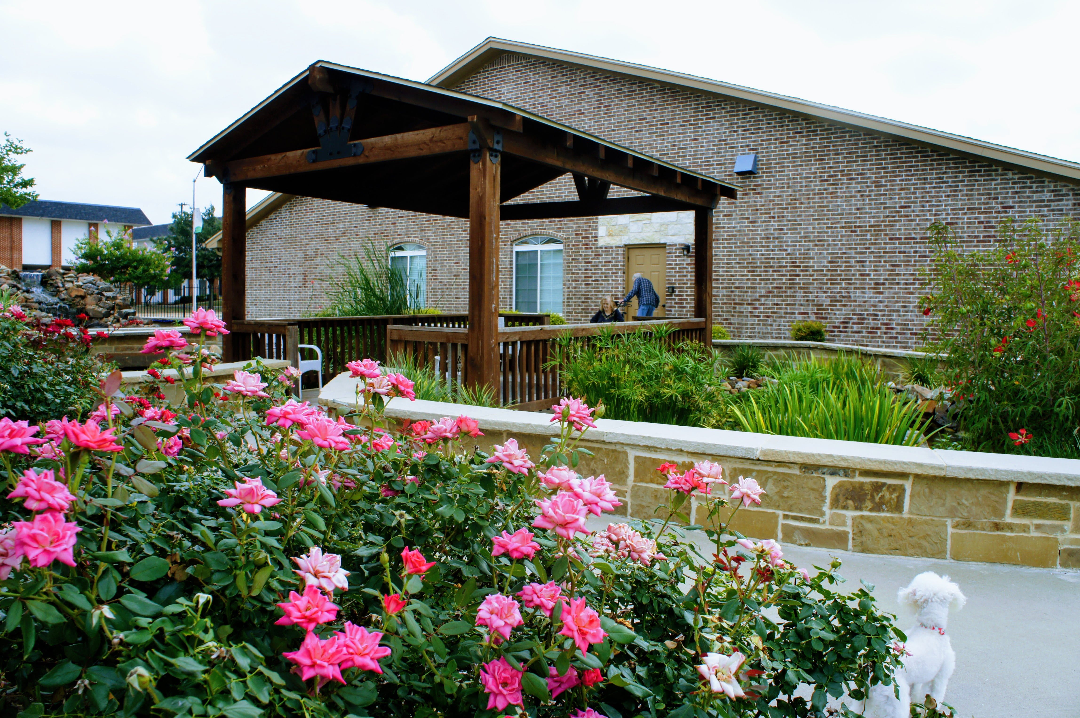 outdoor common area
