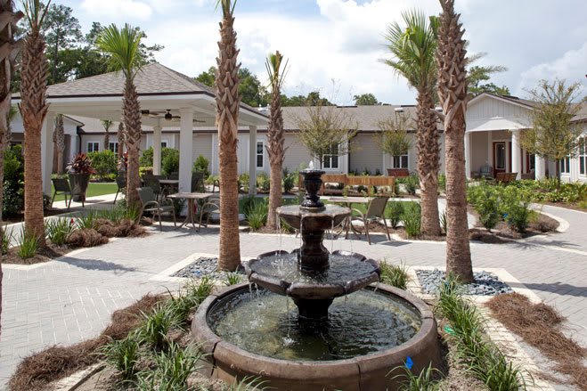 outdoor common area