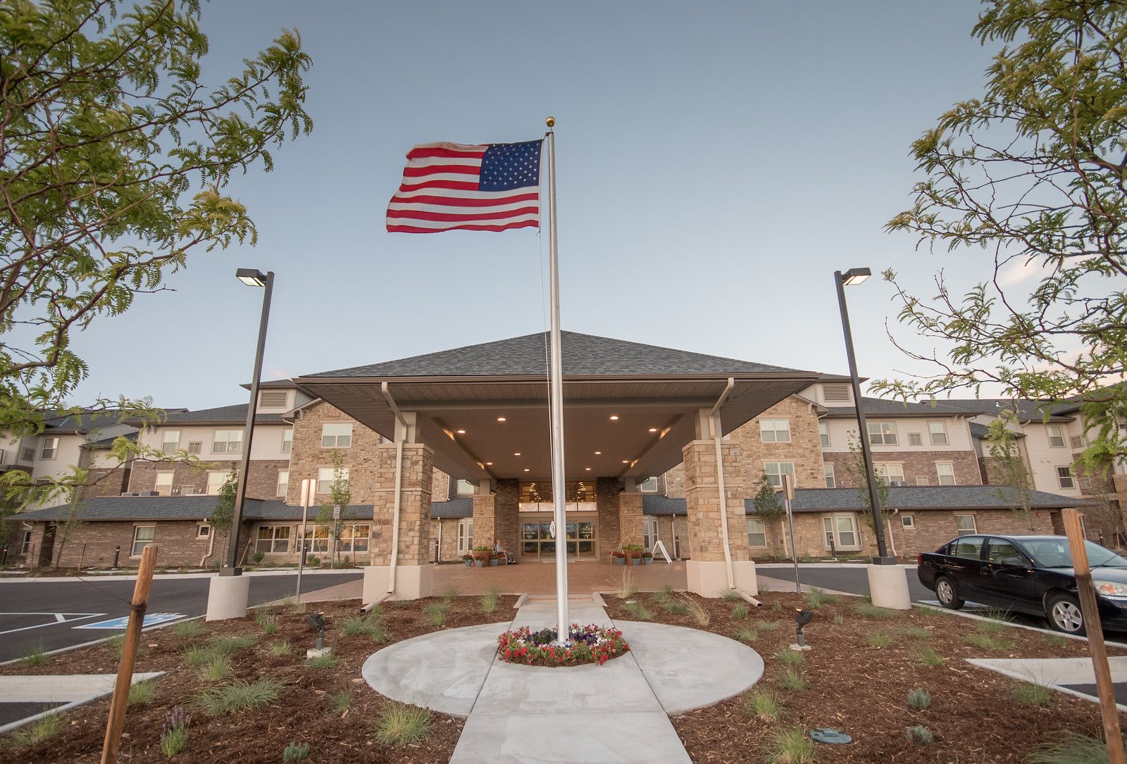 outdoor common area
