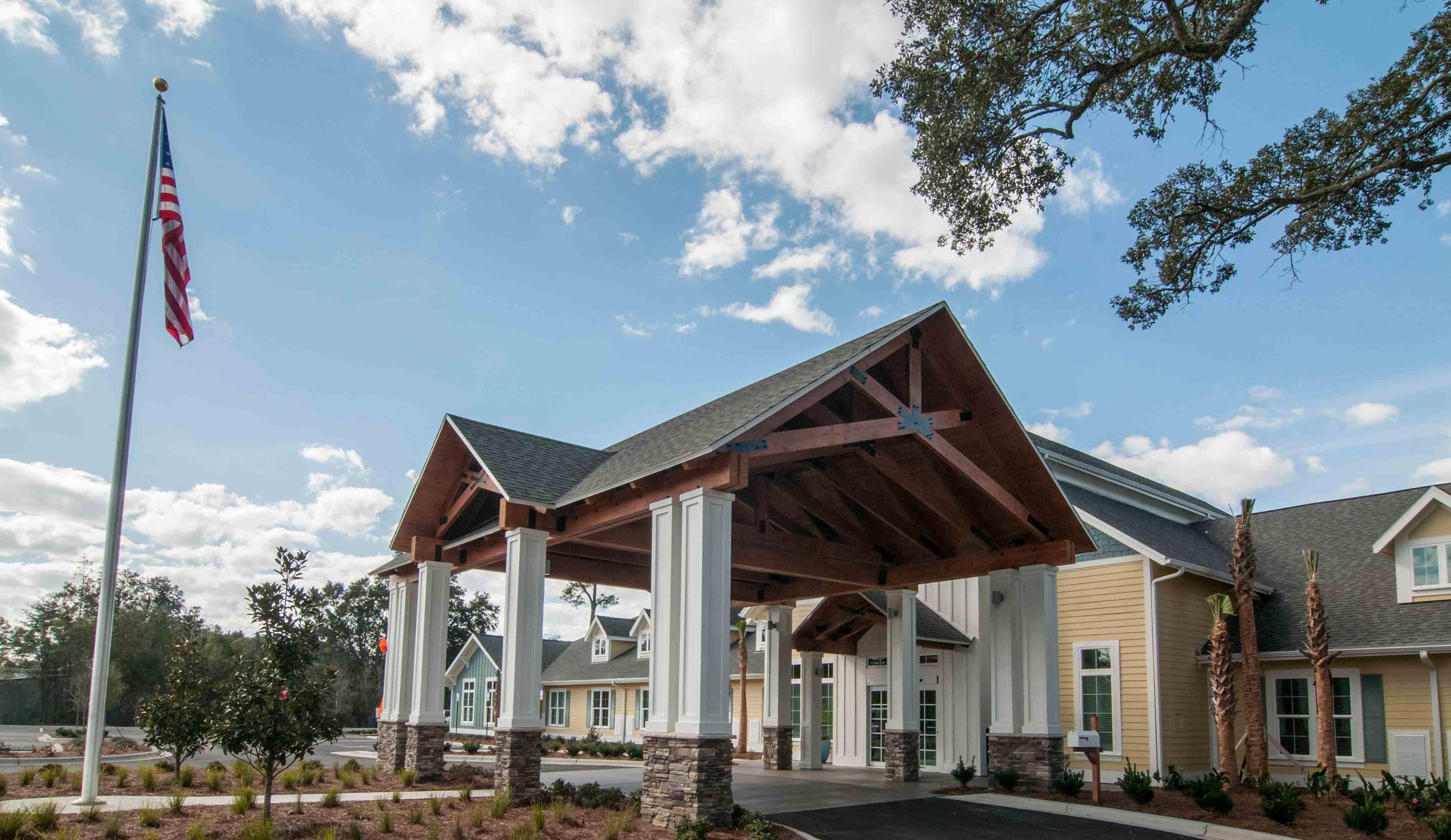 outdoor common area