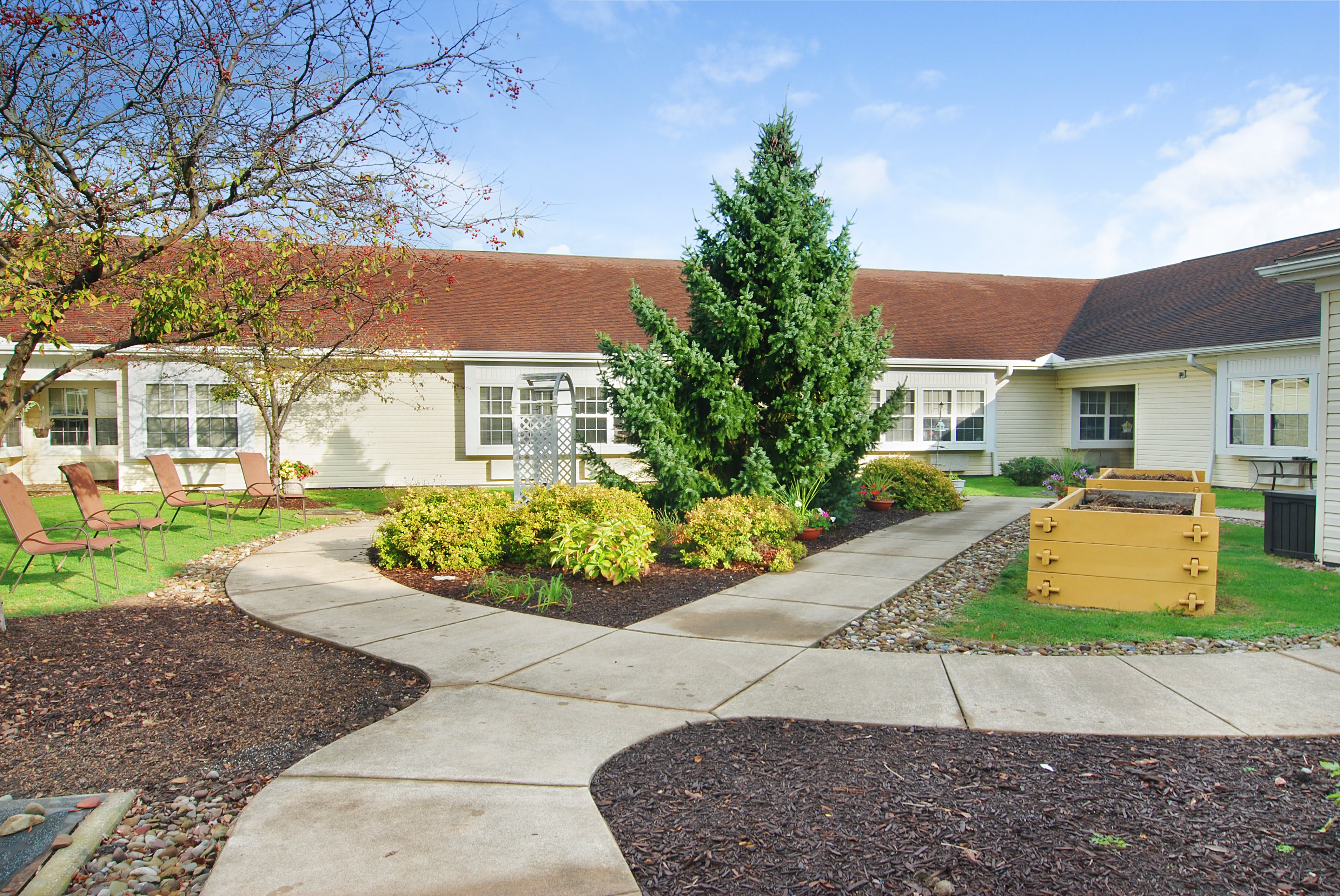 outdoor common area