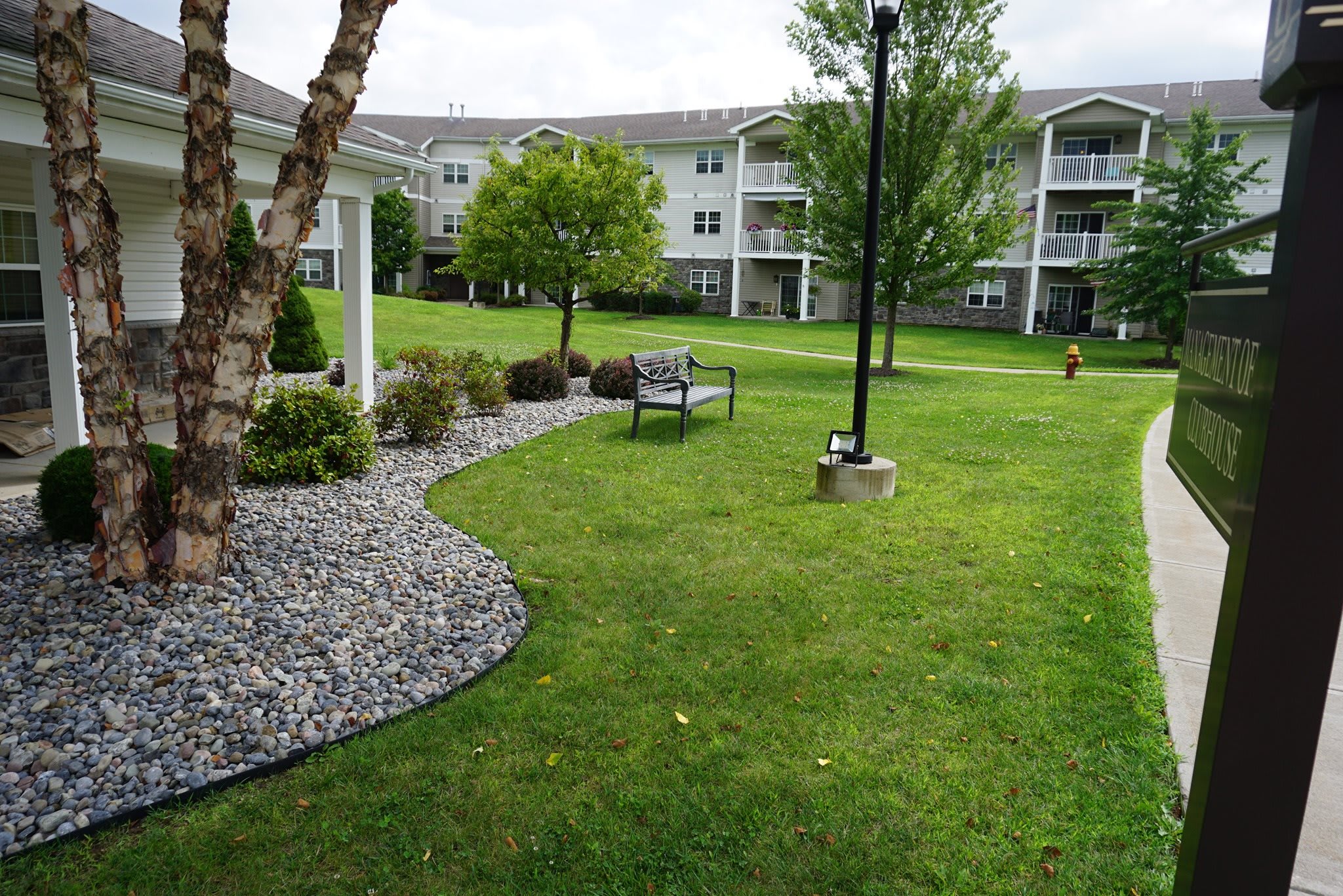 outdoor common area