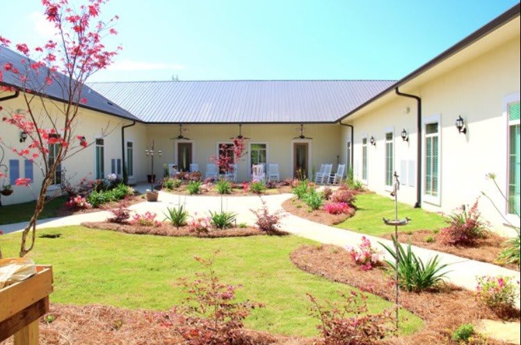outdoor common area