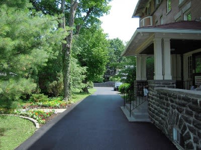 outdoor common area