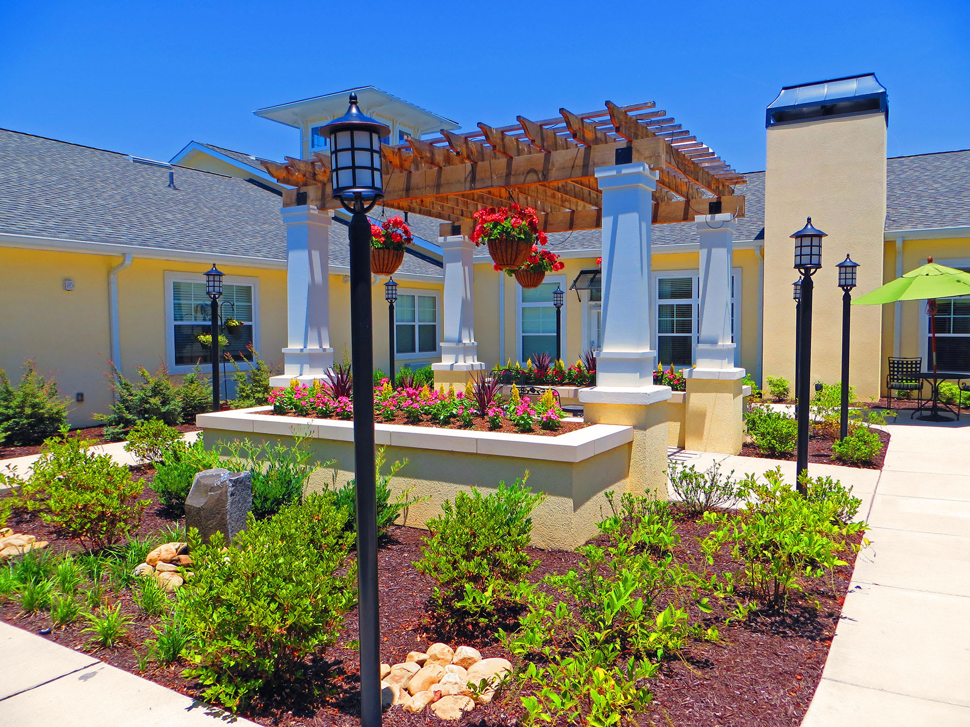 outdoor common area
