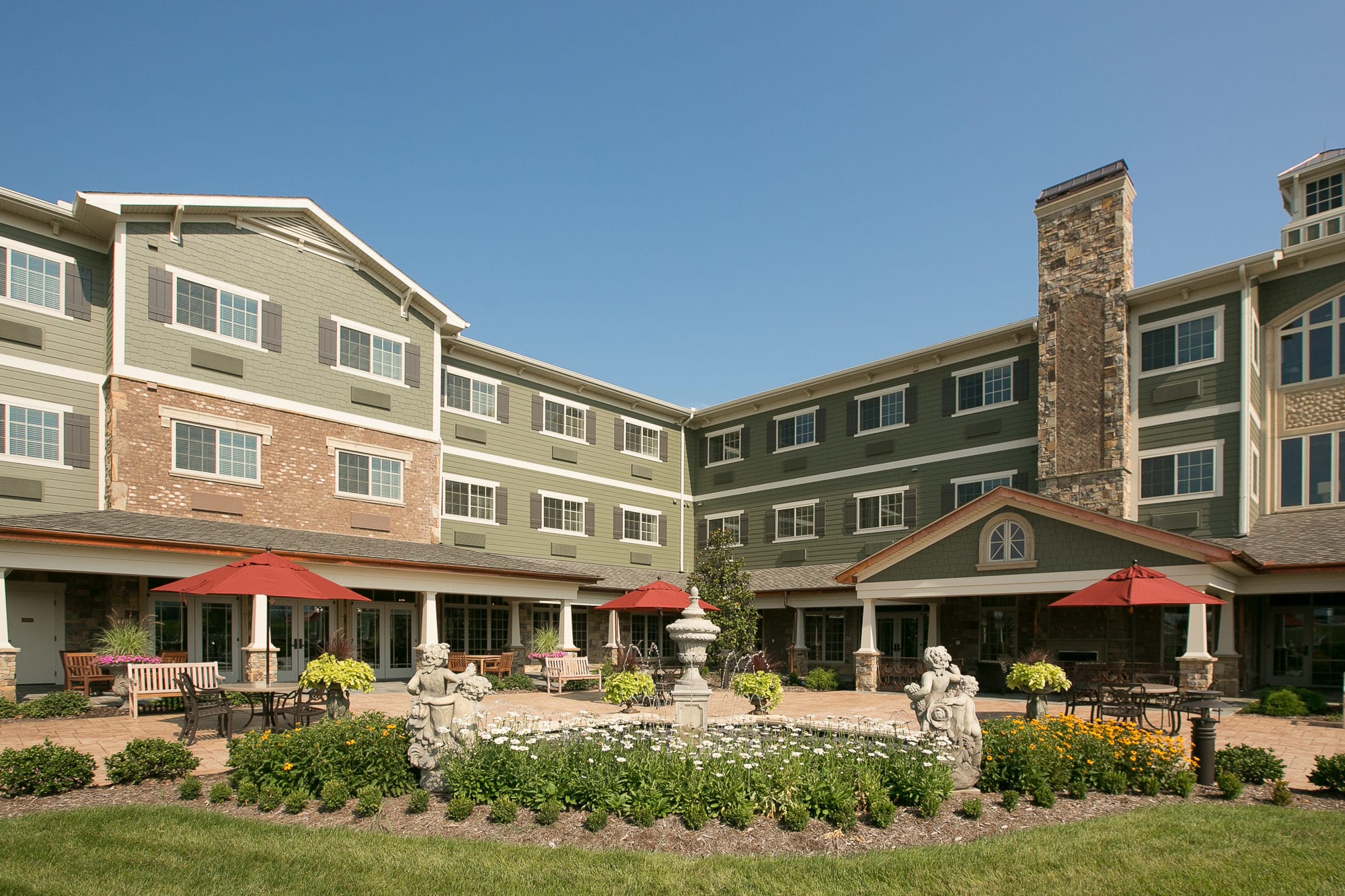 outdoor common area