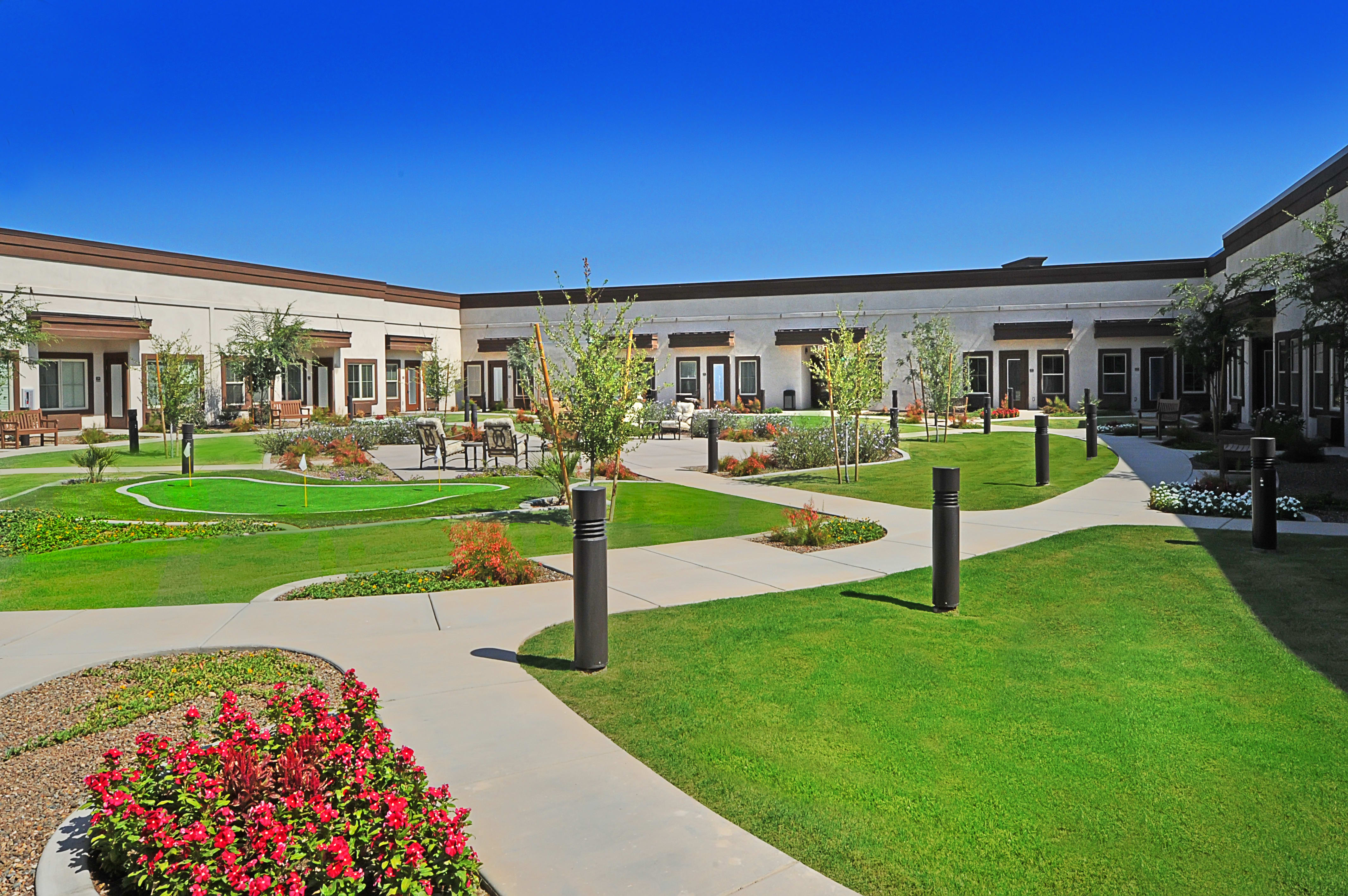outdoor common area