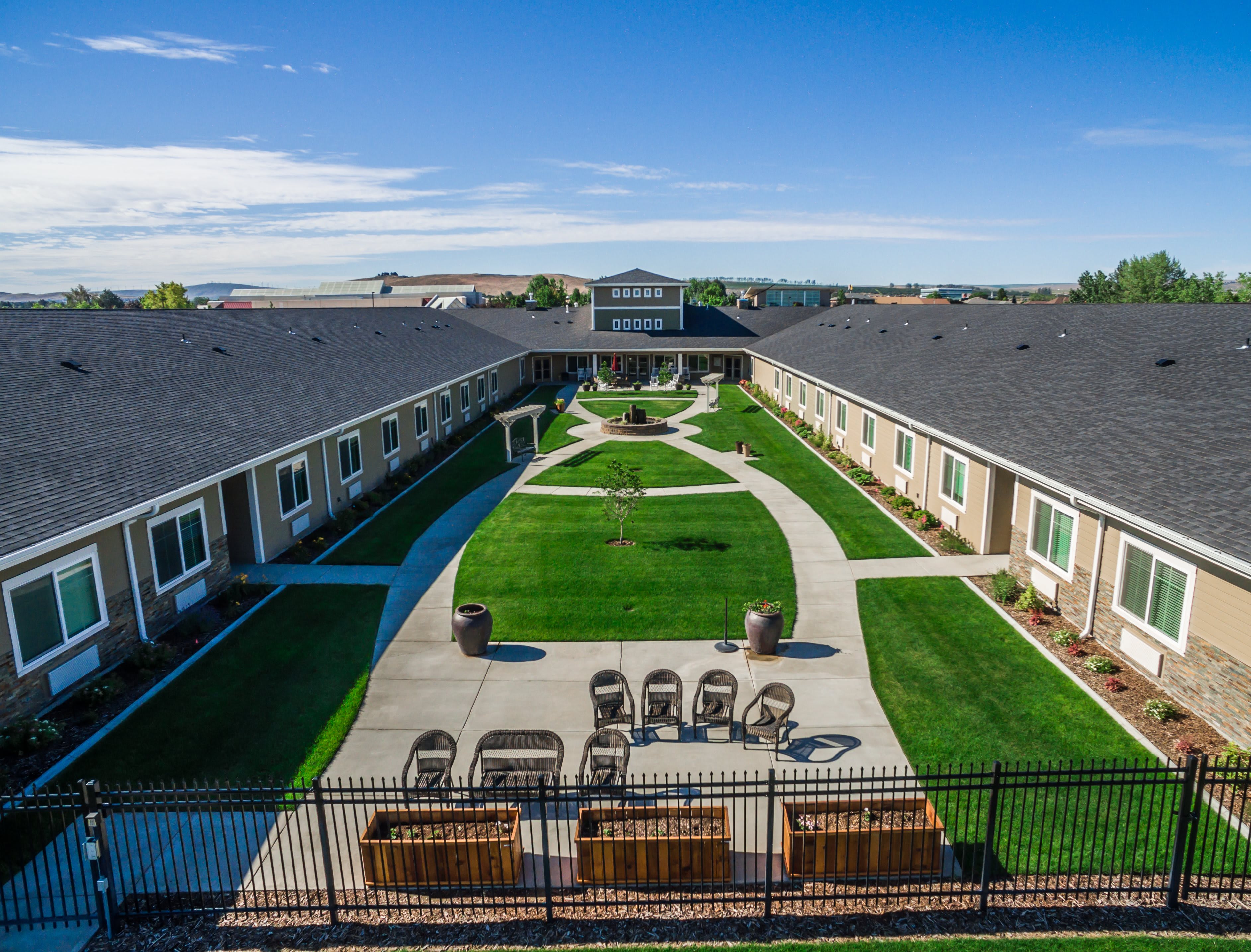 outdoor common area