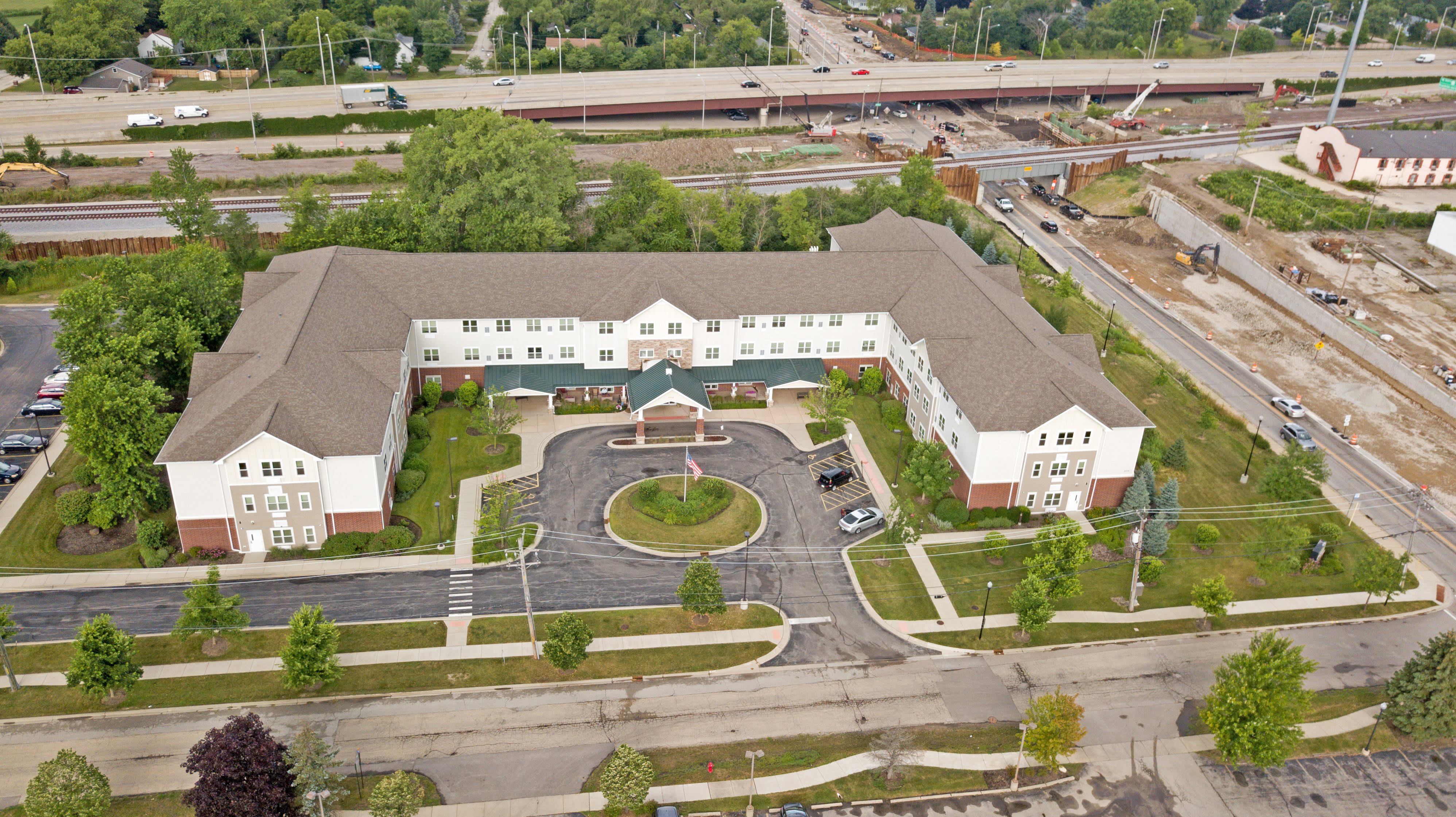 Aerial View of Community