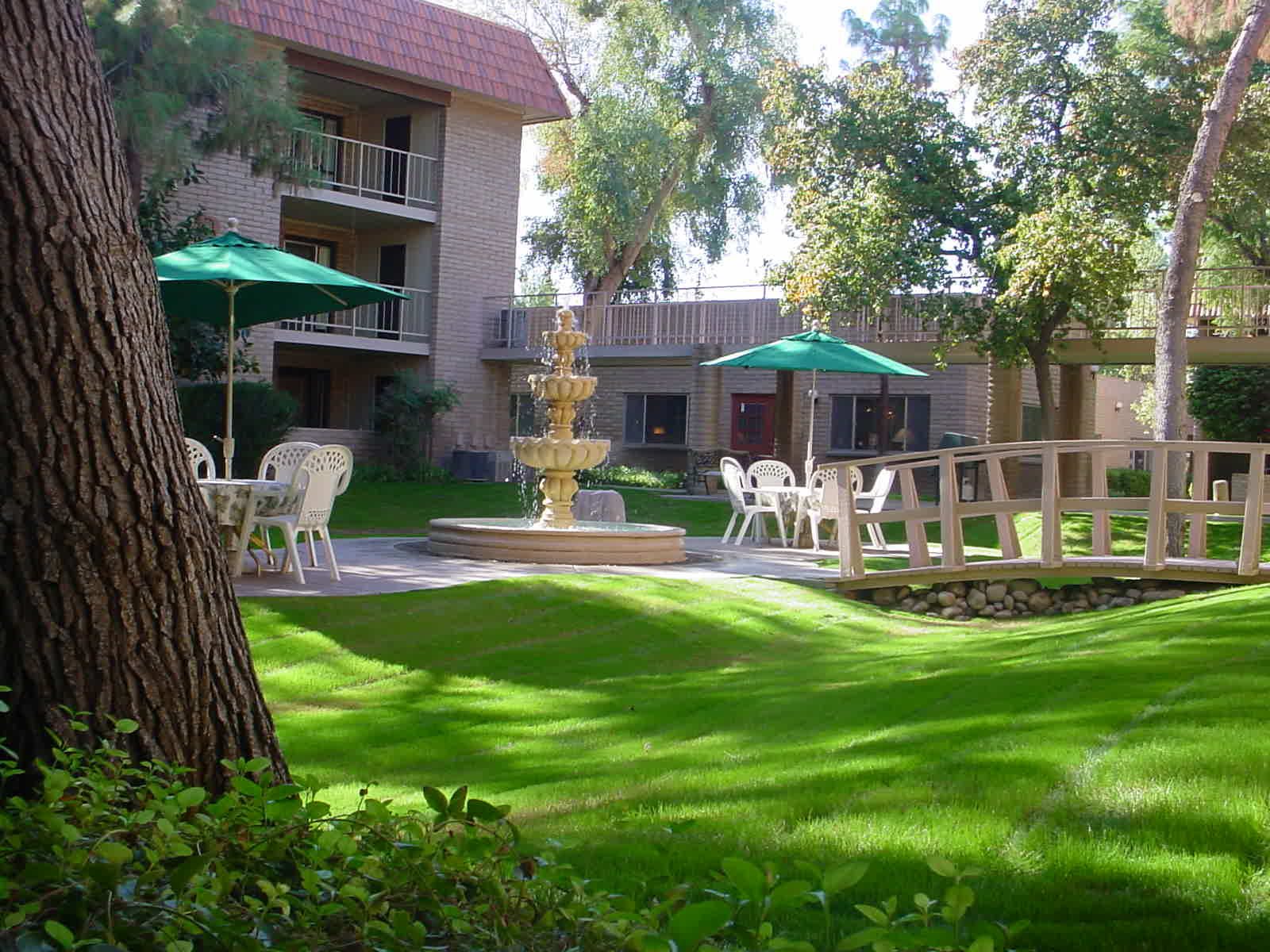 outdoor common area